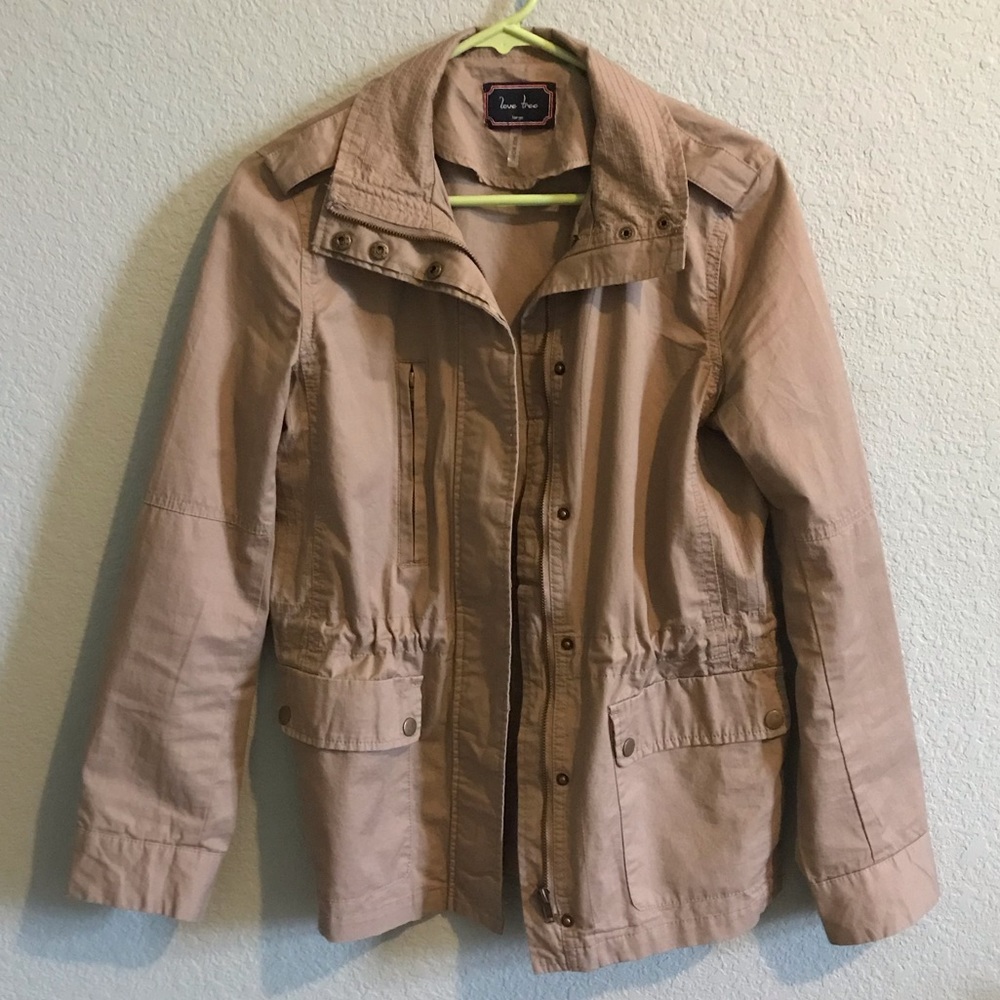 Worn once!  Twill Jacket